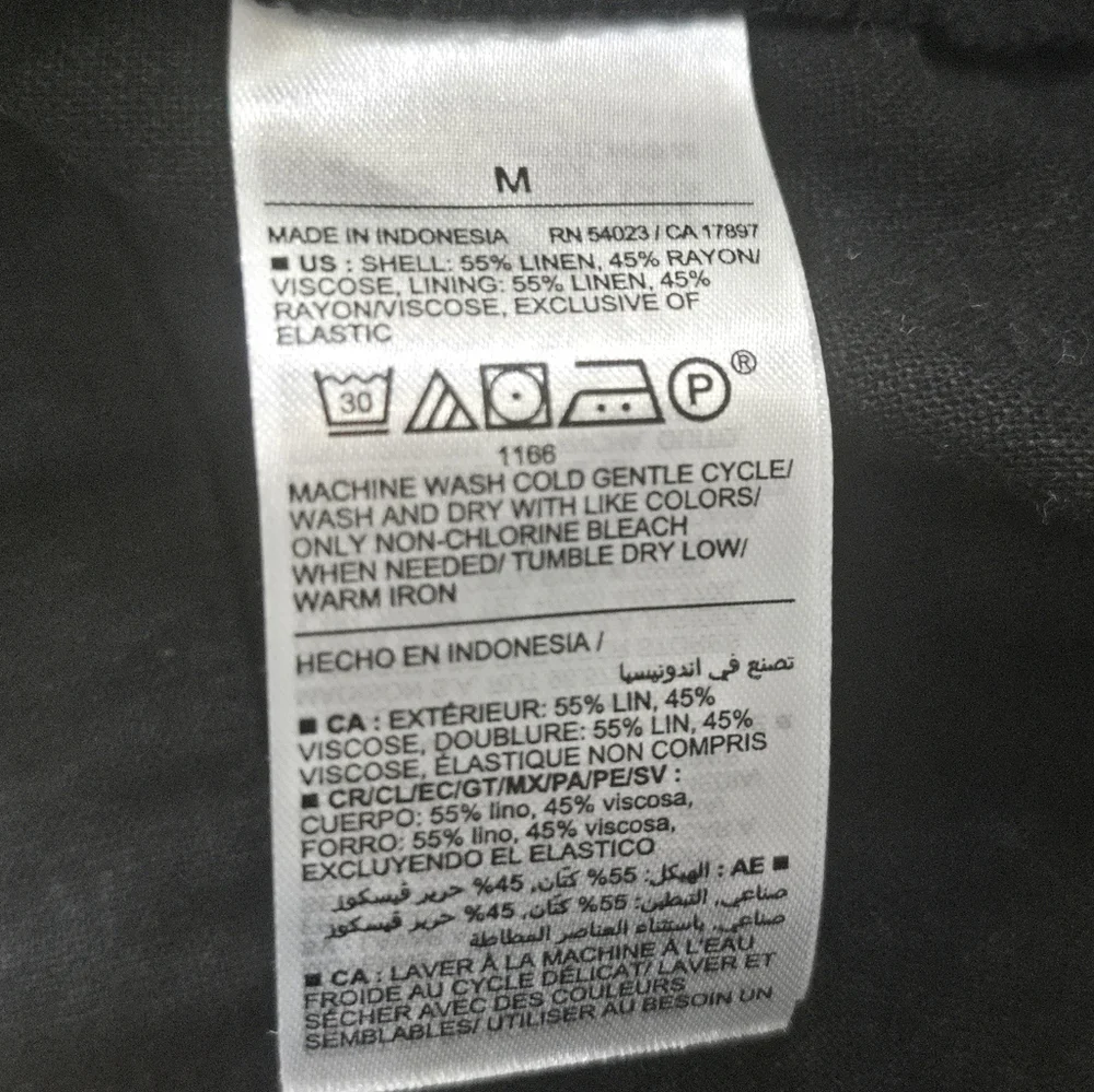 Old Navy Black Linen-Blend Squareneck Midi-Dress, Size Medium - Picture 6 of 7